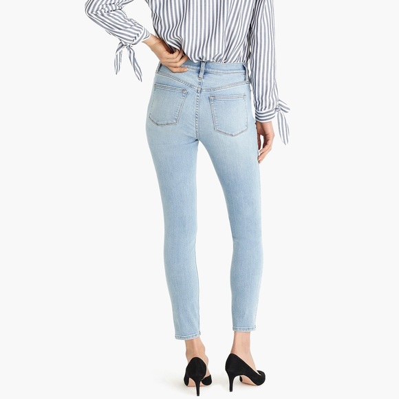 J.CREW Button Fly Toothpick Light Blue Jeans - Picture 4 of 8